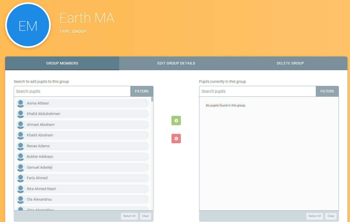 Add a Group – Sonar Tracker